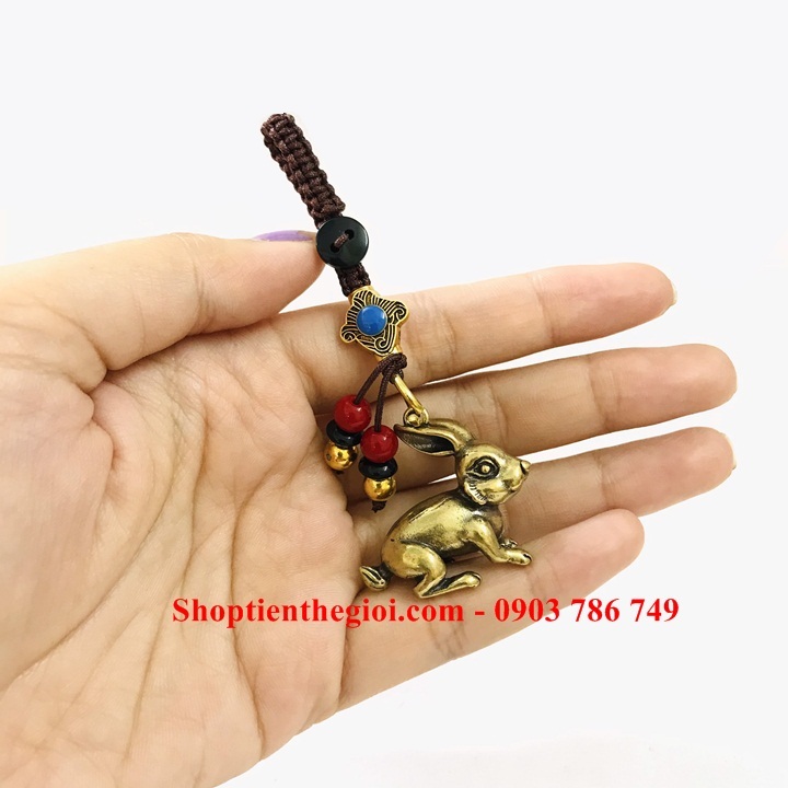 Móc Khóa Tượng Đồng Con Thỏ - SP005217